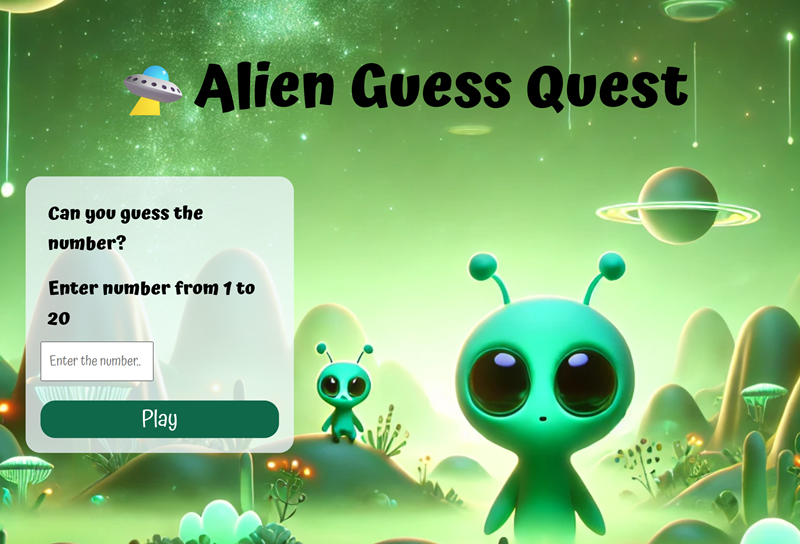 Alien Guess Quest