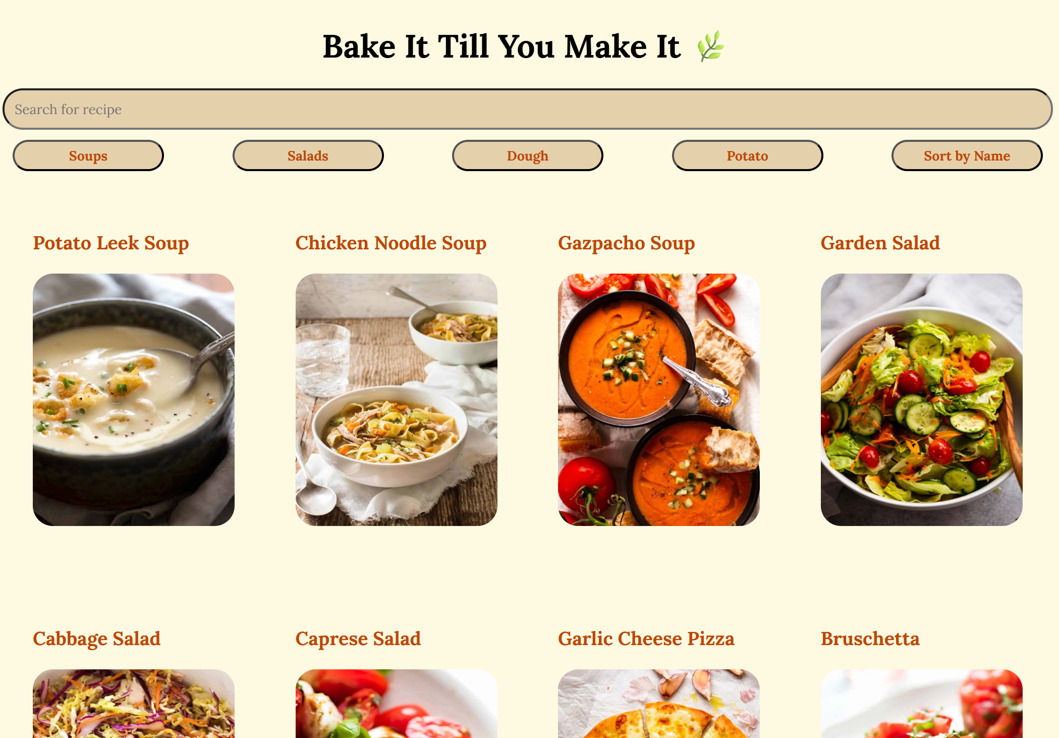 Recipe Search App