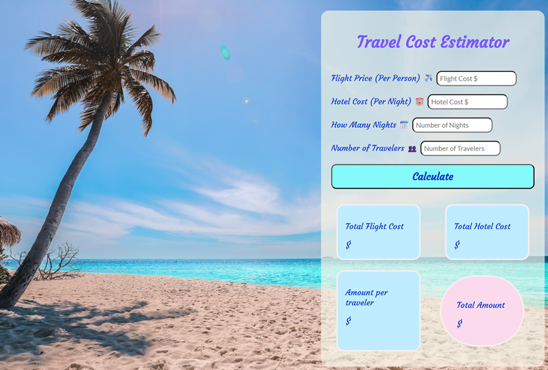 Travel Cost Estimator
