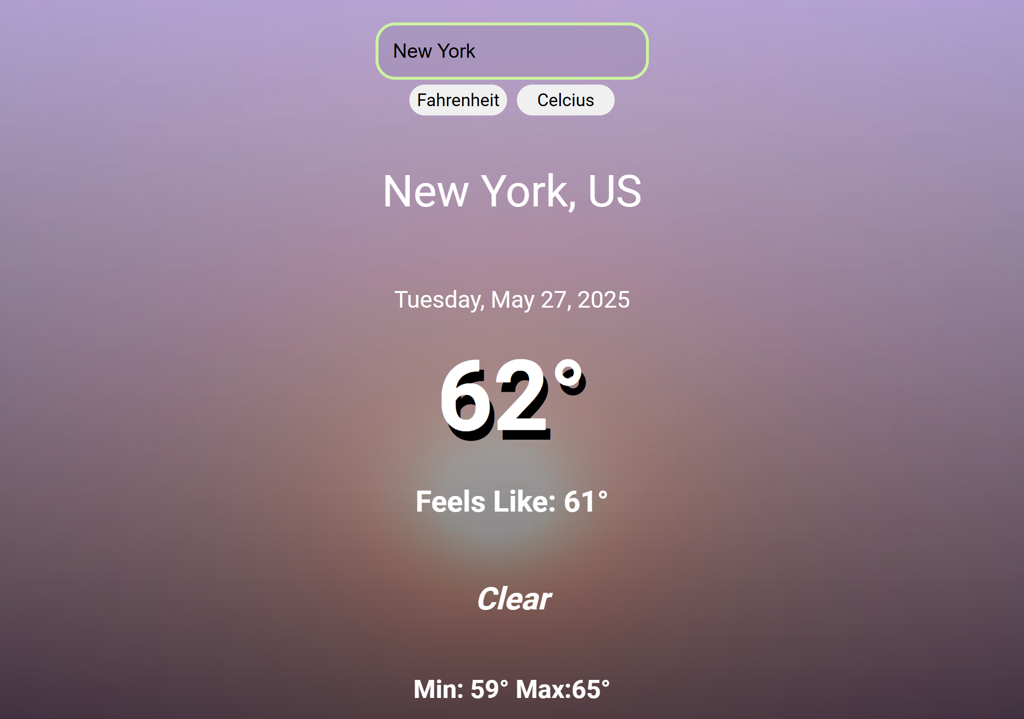 Weather App